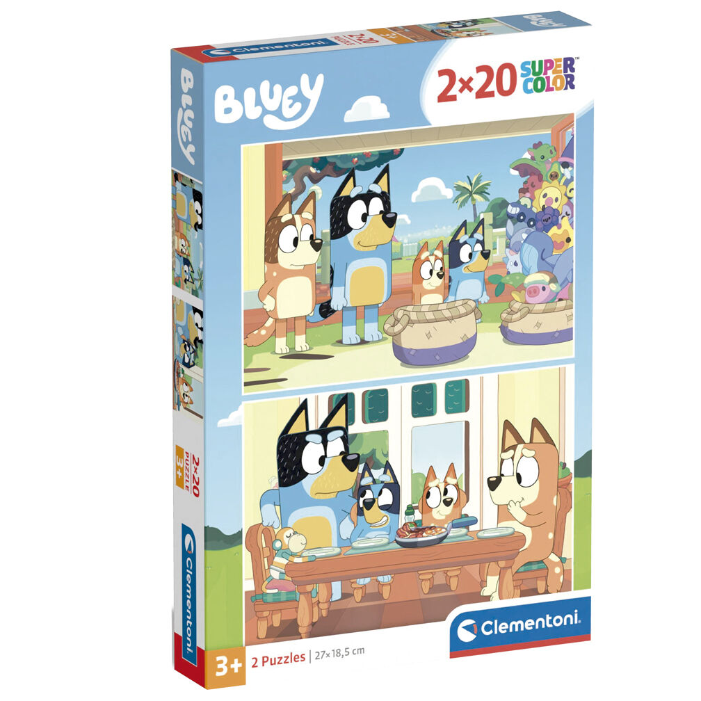 bluey puzzle 2x20pcs