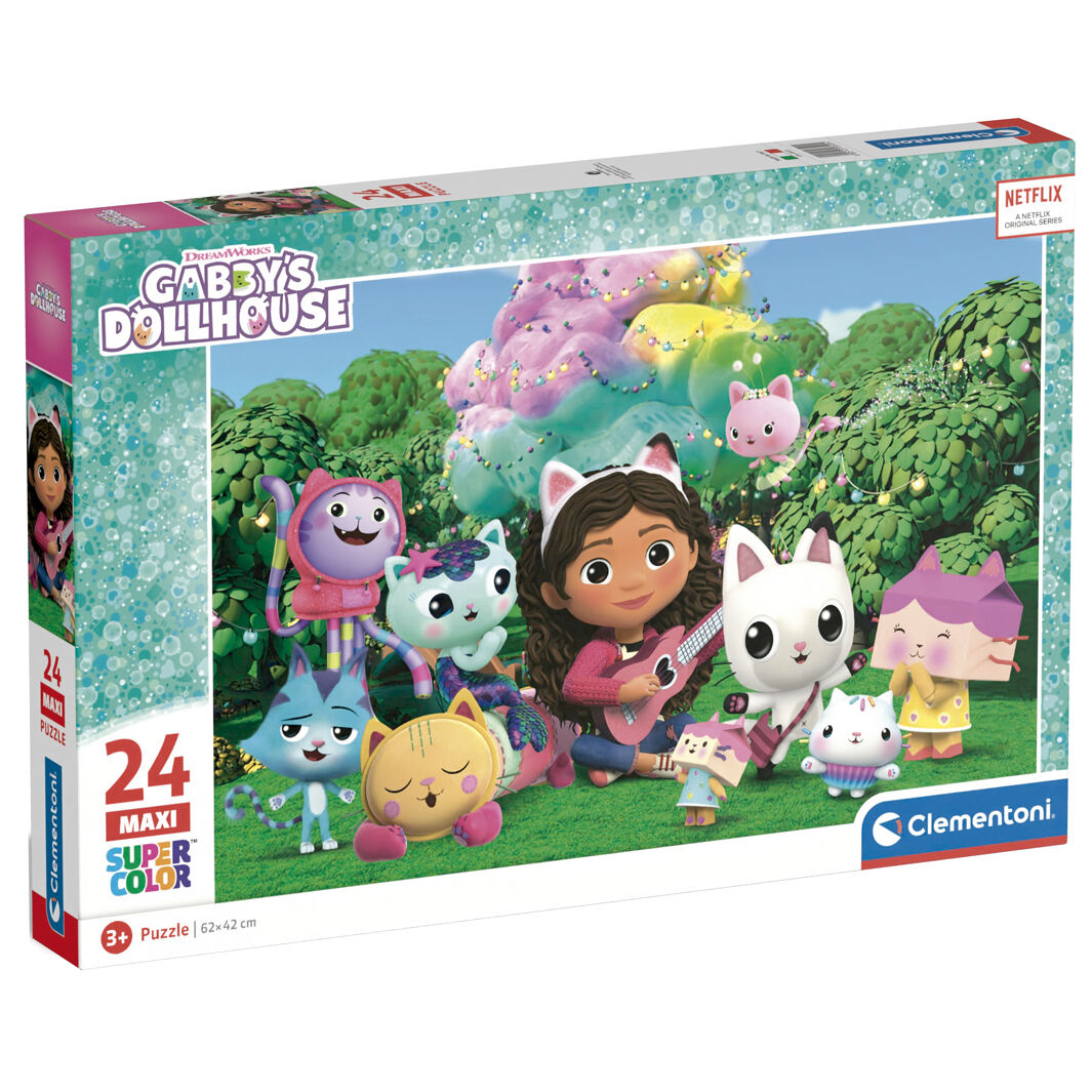 gabby's dollhouse maxi puzzle 24pcs