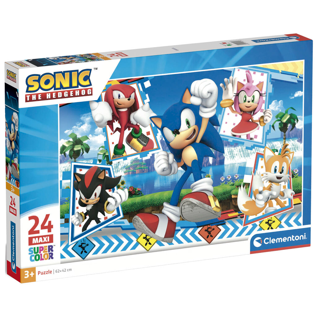 sonic the hedgehog maxi puzzle 24 pieces