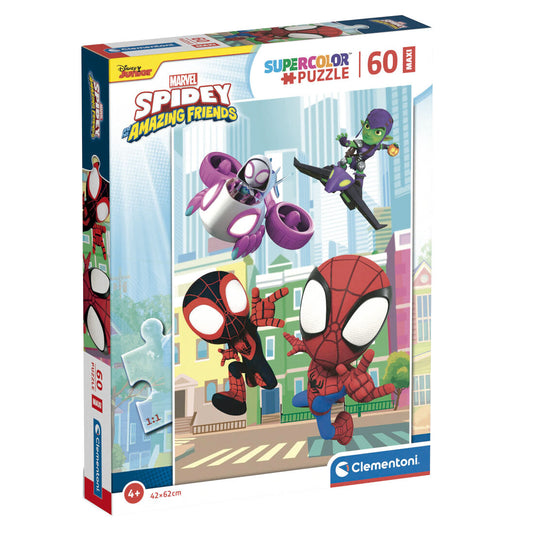 spidey marvel maxi puzzle 60 pieces
