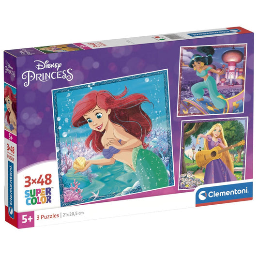 Disney Princess Puzzle 3x48pcs