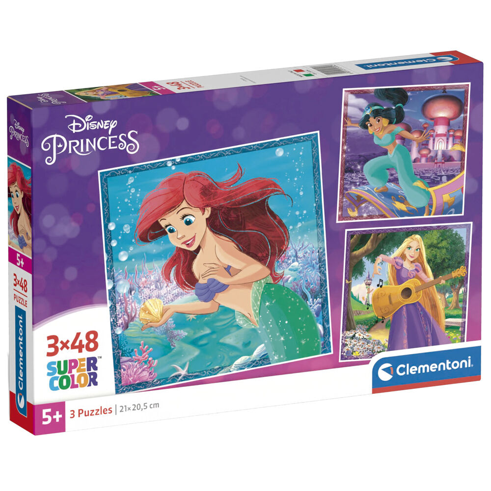 Disney Princesses Puzzle 3x48pcs
