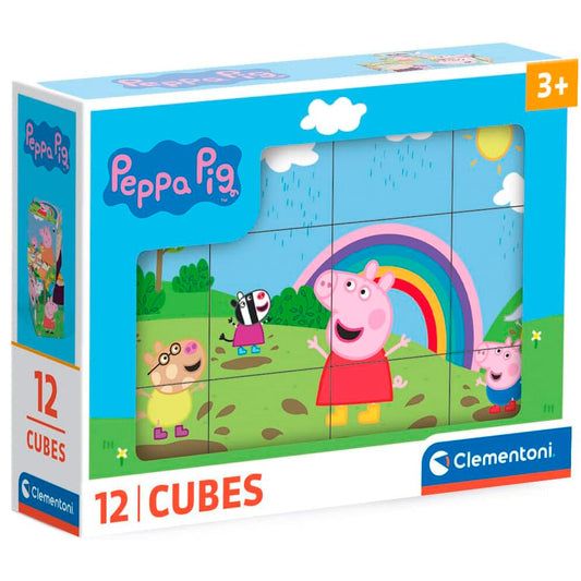 peppa pig cube puzzle 12pcs