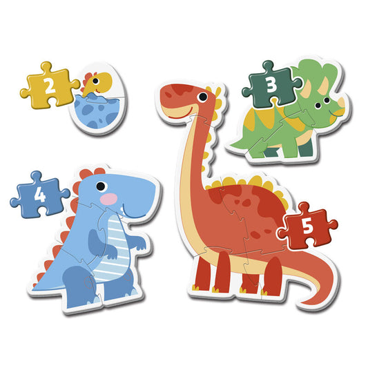 Dinosaur Puzzle 2 3 4 5pcs
