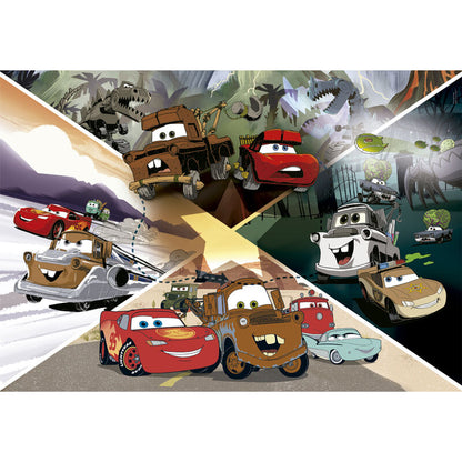 Quebra-cabeça gigante Disney Cars com 104 peças
