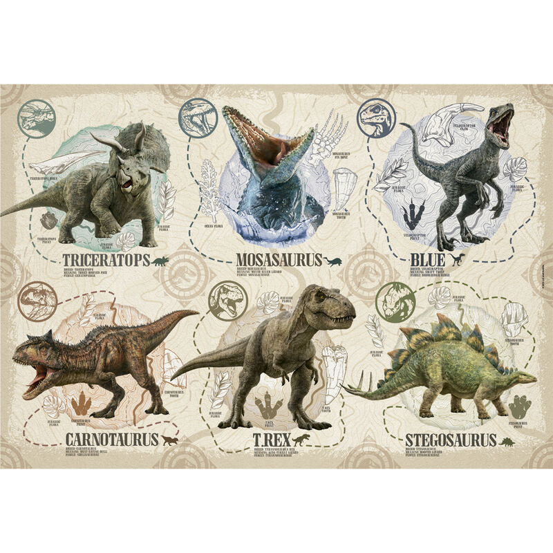 Jurassic World Puzzle 104pcs