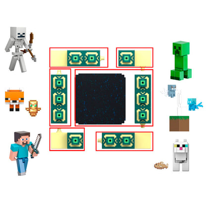 Figura do Minecraft de 8 cm sortida