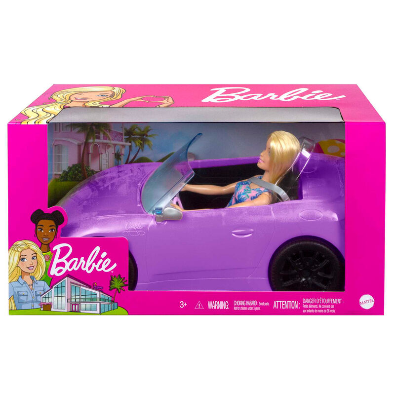 barbie doll  convertible car