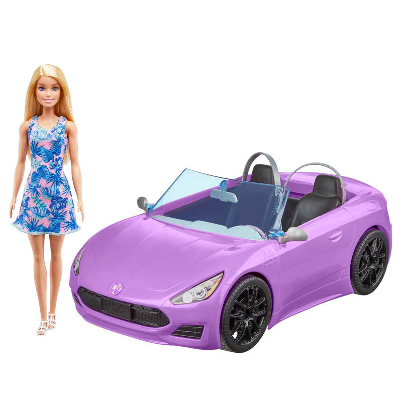 Boneca Barbie + Carro Conversível