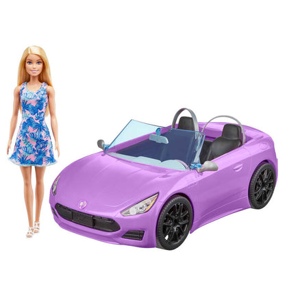 Boneca Barbie + Carro Conversível
