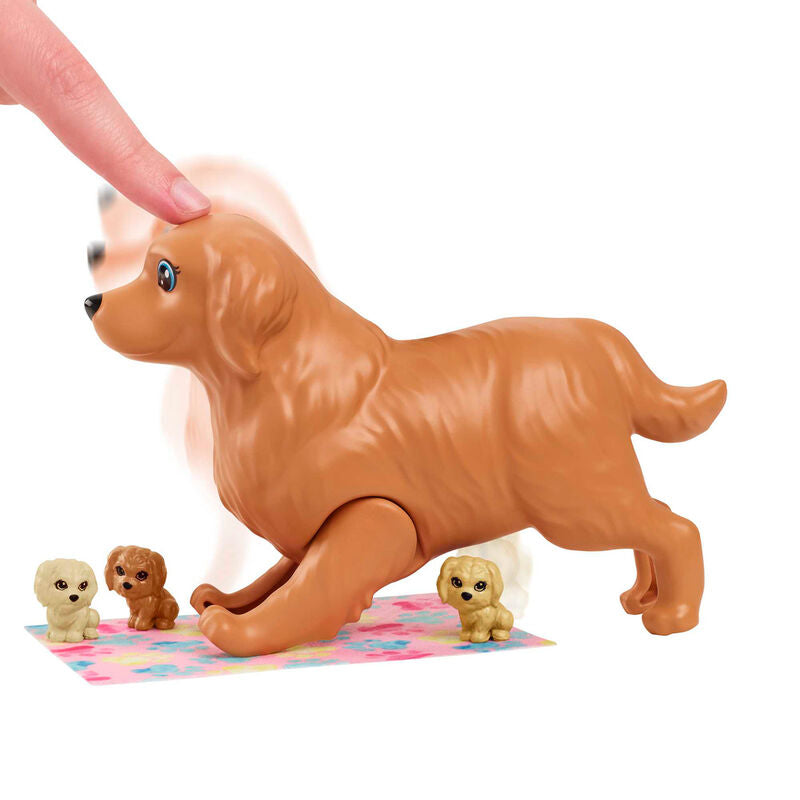 Bambola Barbie e cuccioli