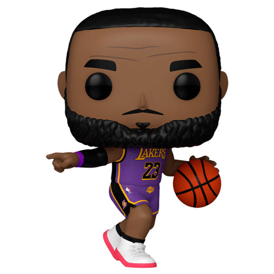 nba lakers lebron james pop figure