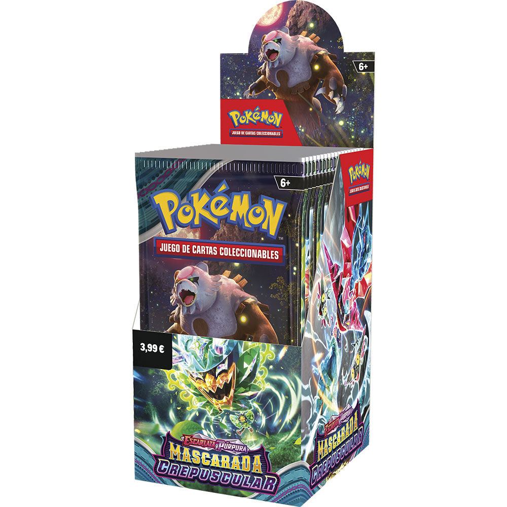 Sobre as cartas: Scarlet e Purple Twilight Masquerade Pokémon Espanhol