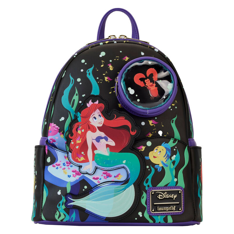 disney little mermaid 35th anniversary backpack loungefly 26cm