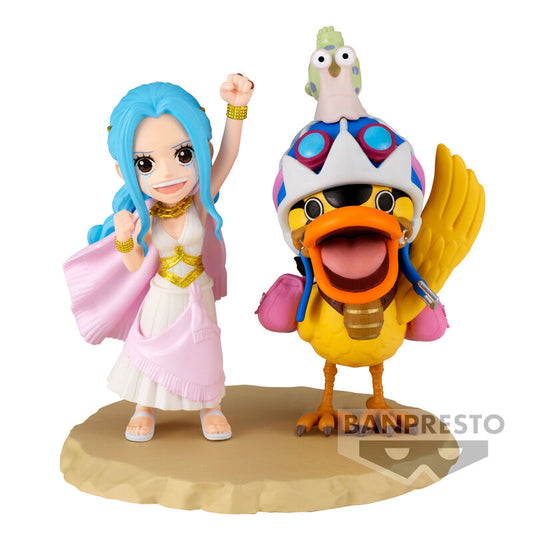 world collectable figure log series nefeltari vivi & karoo one piece 7cm