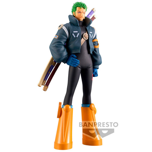 figure egghead roronoa zoro grandline series one piece 17cm