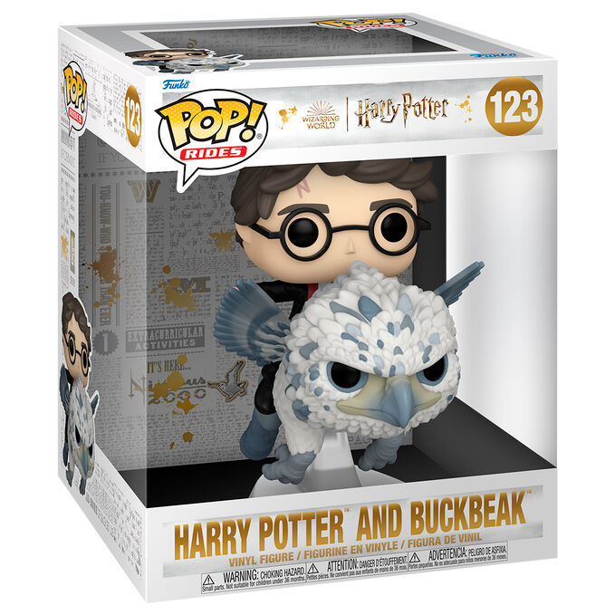 pop rides deluxe harry potter and the prisoner of azkaban figure  harry potter & buckbeak