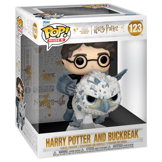 pop rides deluxe harry potter and the prisoner of azkaban figure  harry potter & buckbeak