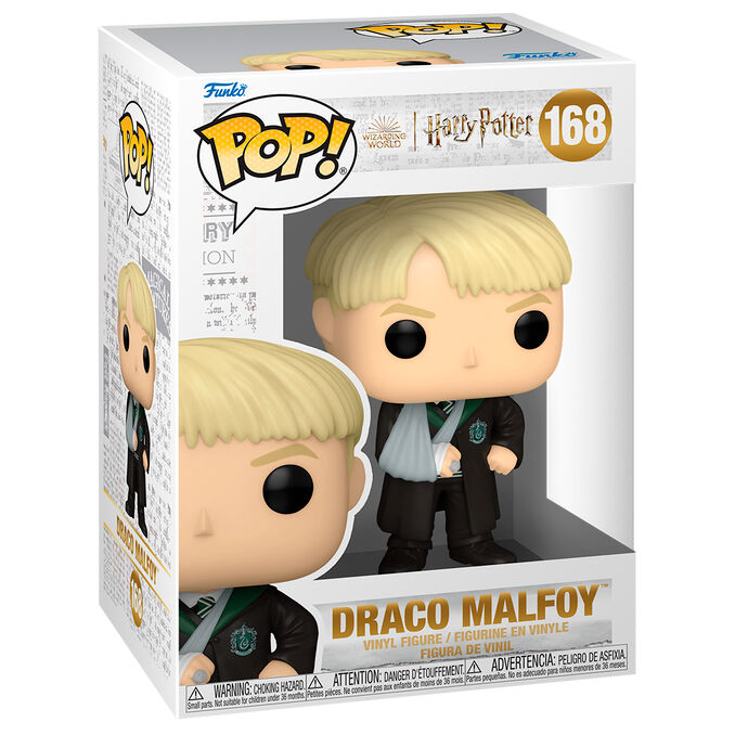 Statuetta POP di Draco Malfoy con il braccio rotto tratto da Harry Potter e il Prigioniero di Azkaban