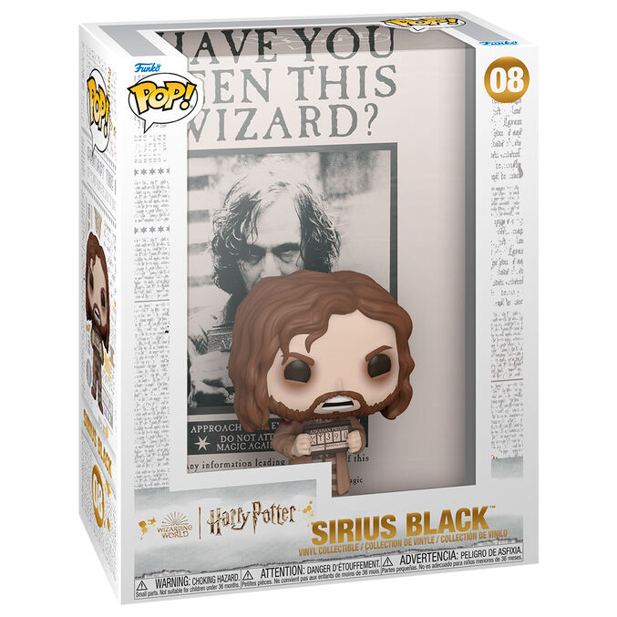 pop figure covers harry potter and the prisoner of azkaban  sirius black