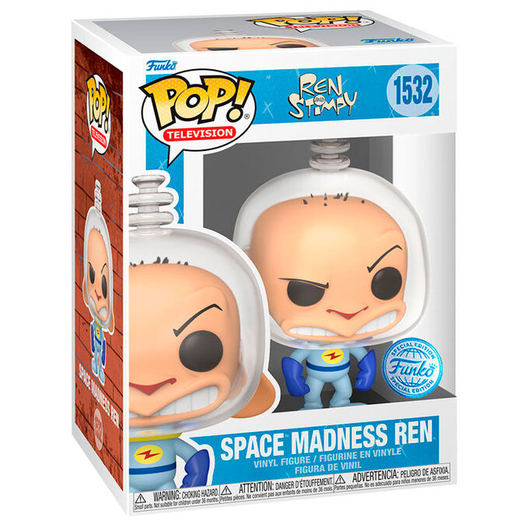 pop figure ren stimpy  space madness ren