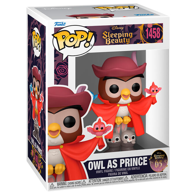 sleeping beauty pop figure  owl as prince