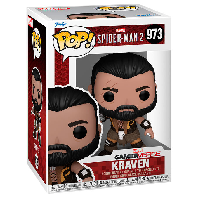 pop figure marvel spiderman 2 kraven