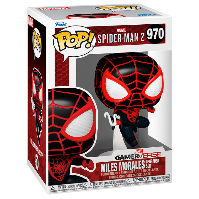 pop figure marvel spiderman 2 miles morales upgraded suit