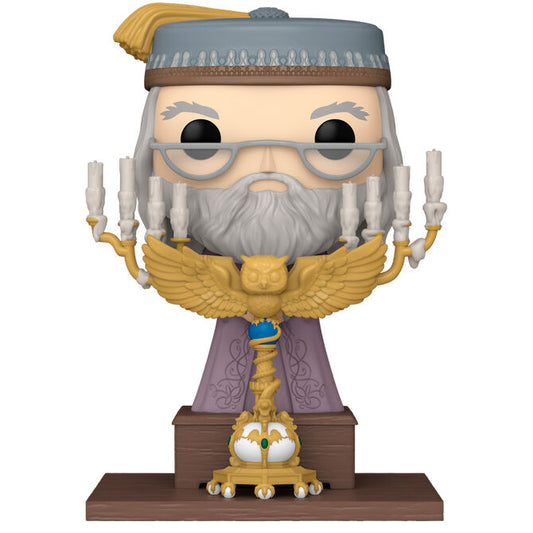 pop deluxe harry potter and the prisoner of azkaban figure  dumbledore with podium