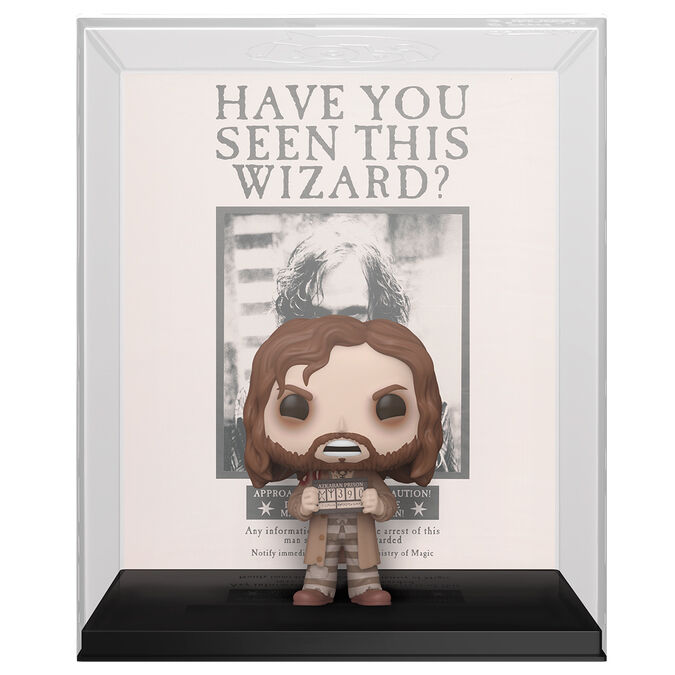 Capas de figuras POP de Harry Potter e o Prisioneiro de Azkaban com Sirius Black