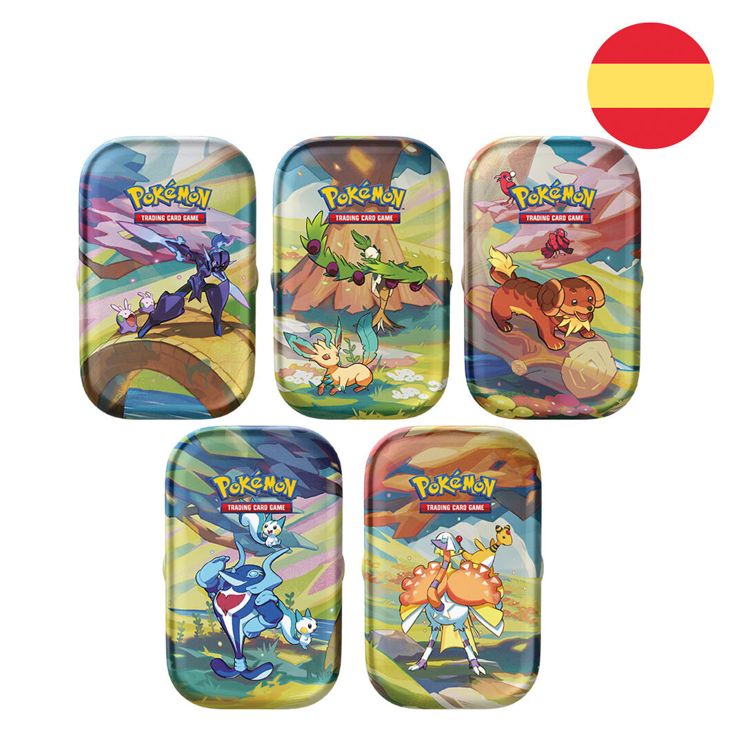 mini tin pokemon cards spanish