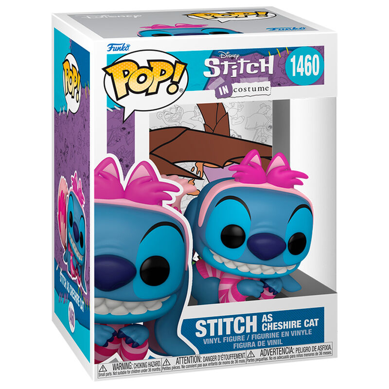 Figura POP da Disney Stitch como Gato de Cheshire