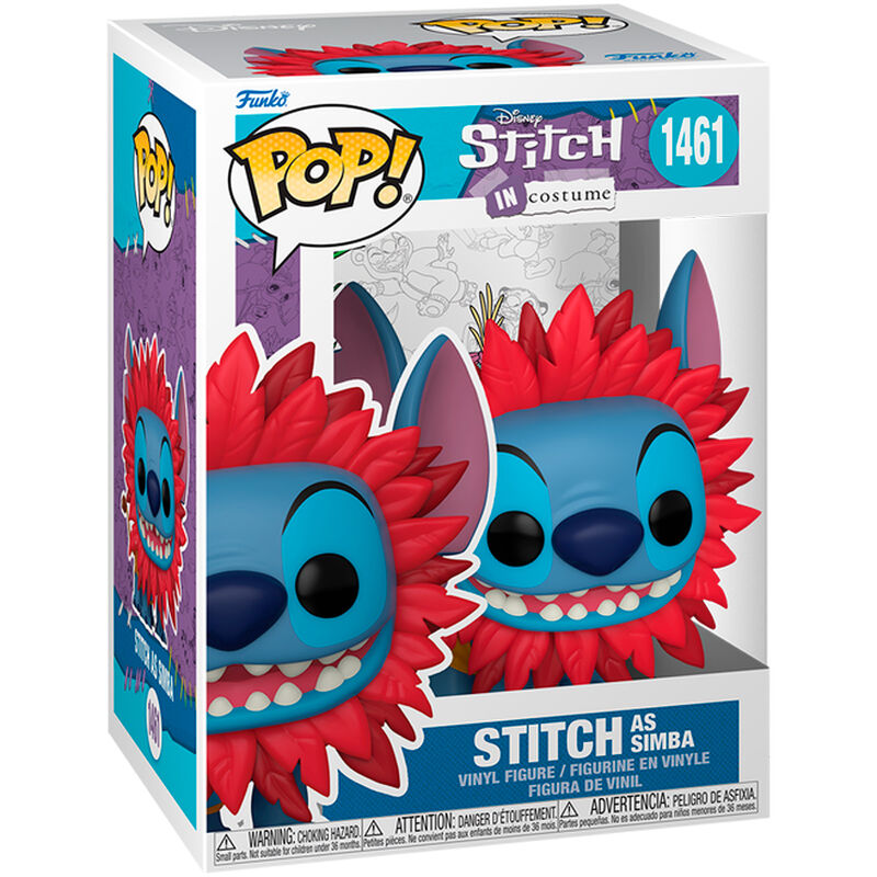 Figura POP Disney Stitch como Simba