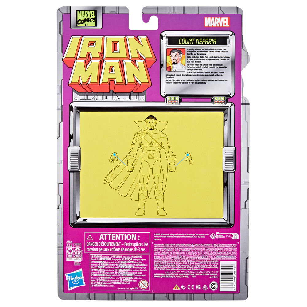 Count Nefaria Iron Man Marvel figure 15cm