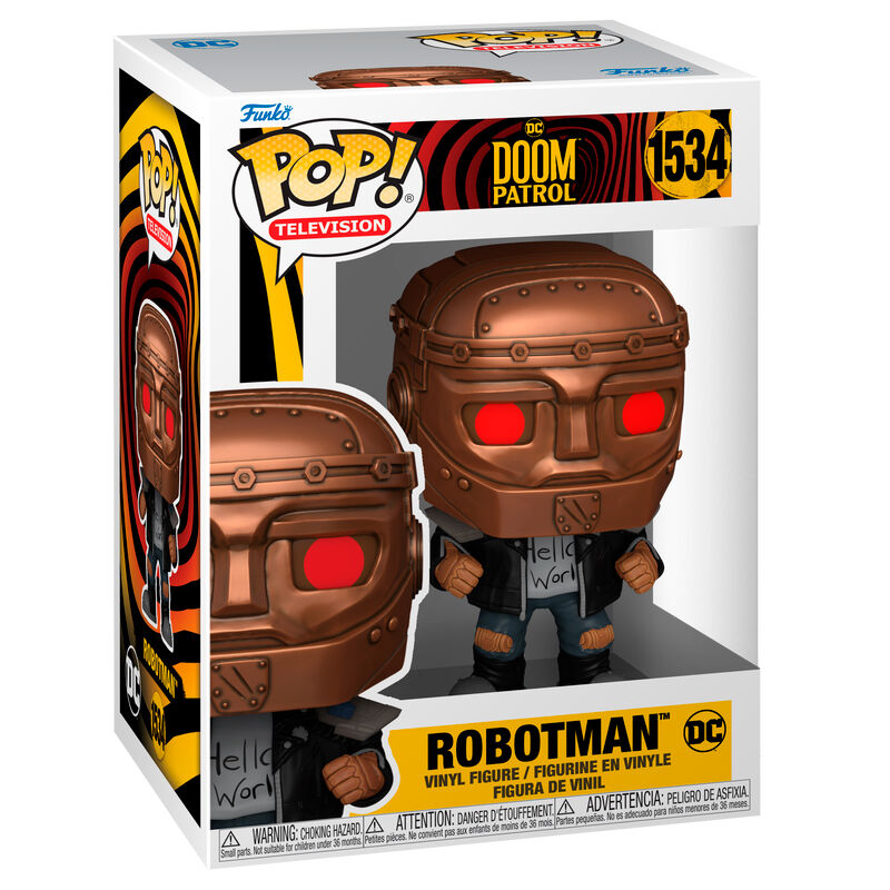 pop figure dc comics doom patrol robotman