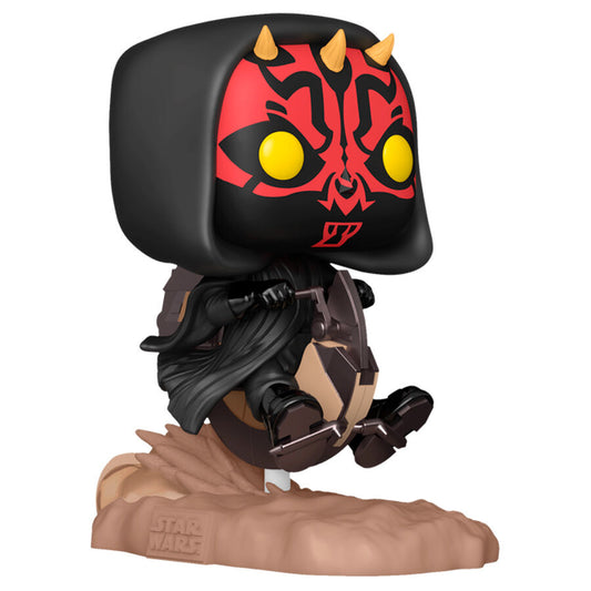 figure pop rides deluxe star wars darth maul on bloodfin speeder
