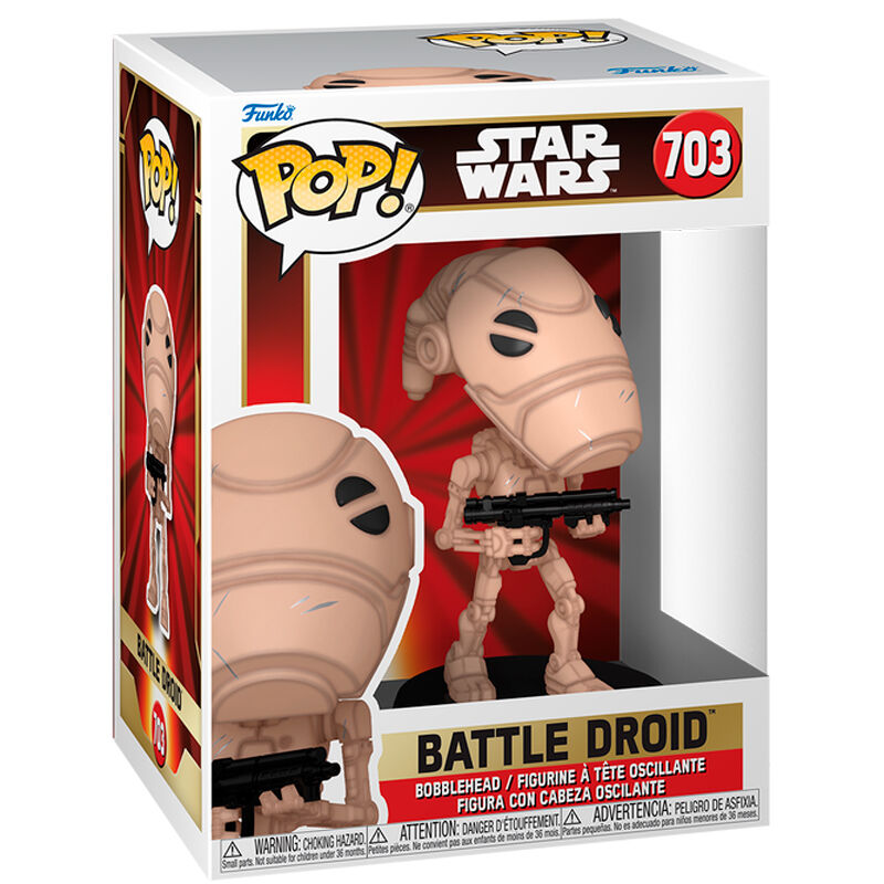 star wars battle droid pop figure