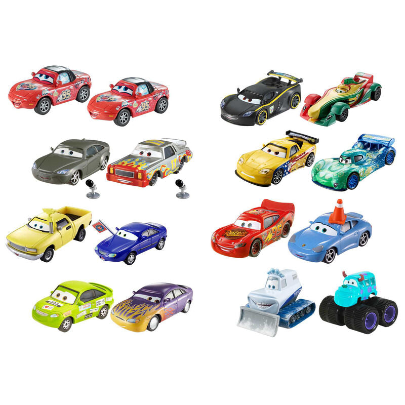 set of 2 disney pixar cars metal cars (assorted)