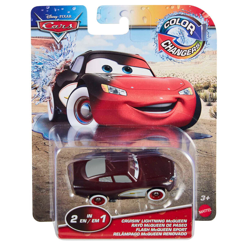Conjunto de carros Disney Pixar Cars que mudam de cor