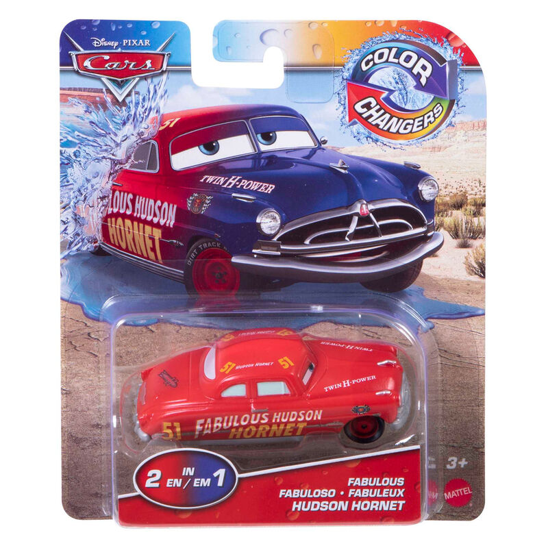 Conjunto de carros Disney Pixar Cars que mudam de cor