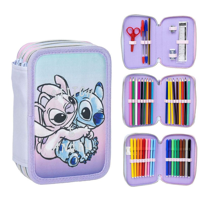 Stitch Disney Triple Pencil Case