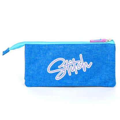 Stitch Disney triple pencil case