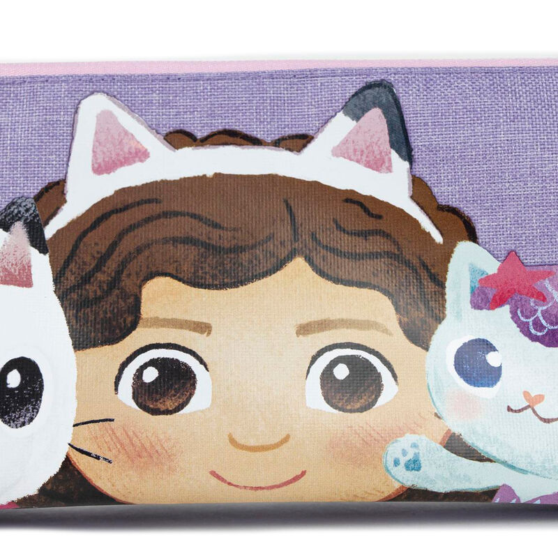 Gabby's Dollhouse Triple Pencil Case