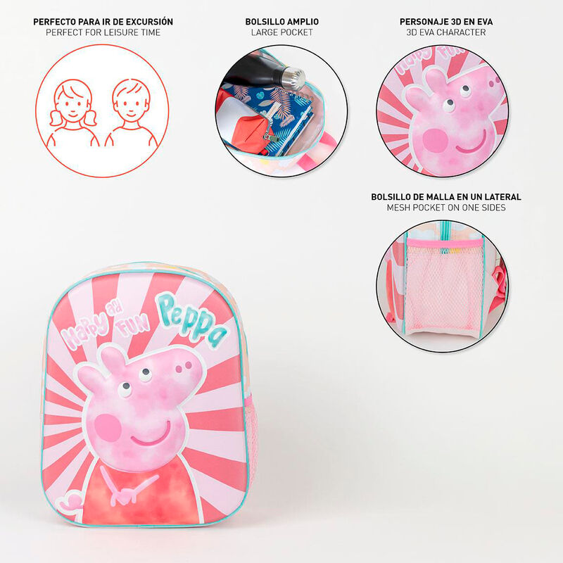 Plecak Peppa Pig 3D 31 cm