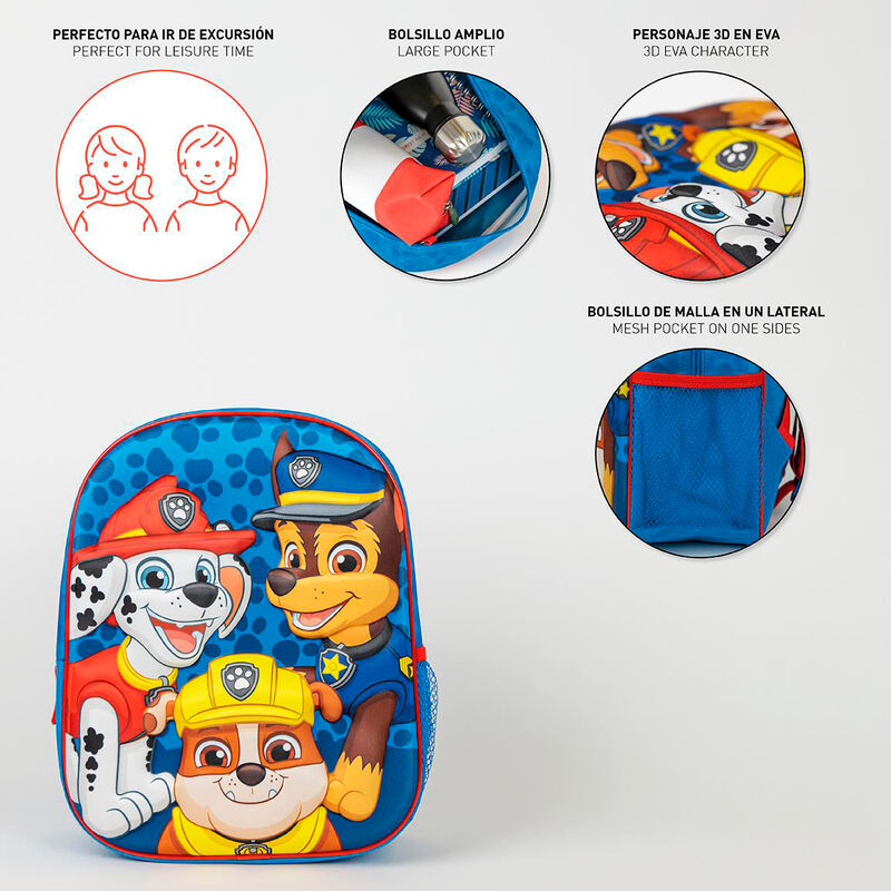 Paw Patrol 3D Backpack 31cm