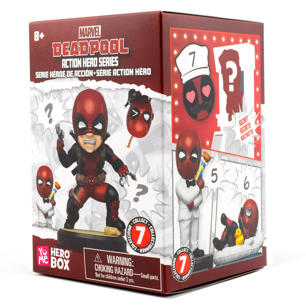 Überraschungsfiguren Heldenbox Deadpool Marvel (verschiedene Größen)