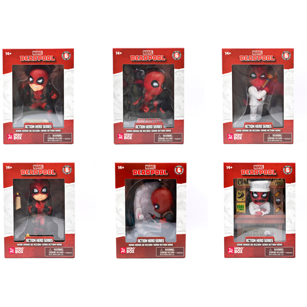 hero box deadpool marvel figure assortment