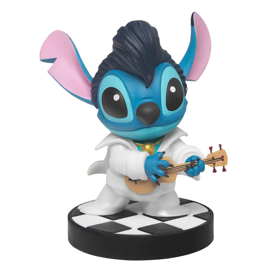 Caixa com várias figuras do Stitch da Disney