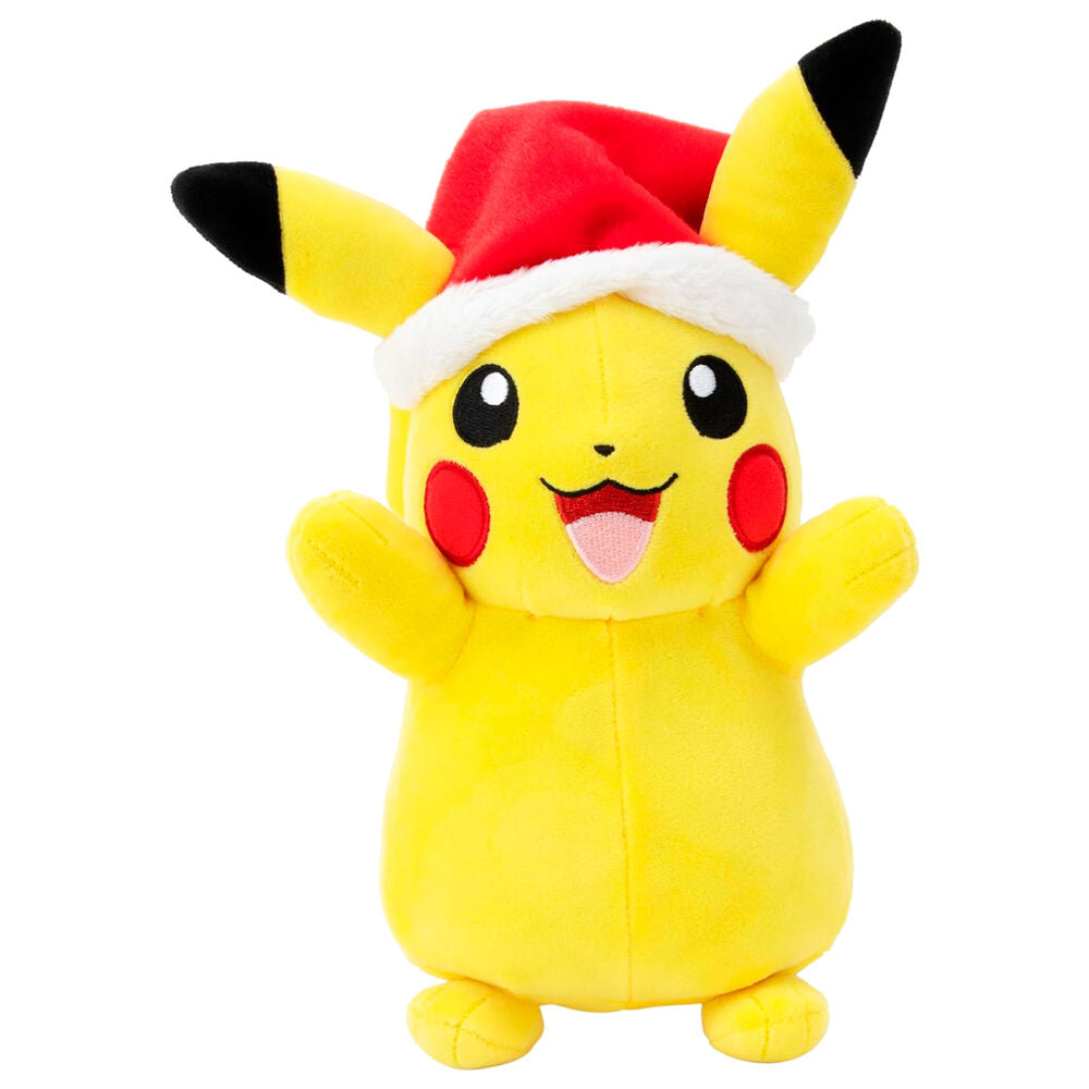Peluche di Pikachu dei Pokémon per Natale 20 cm