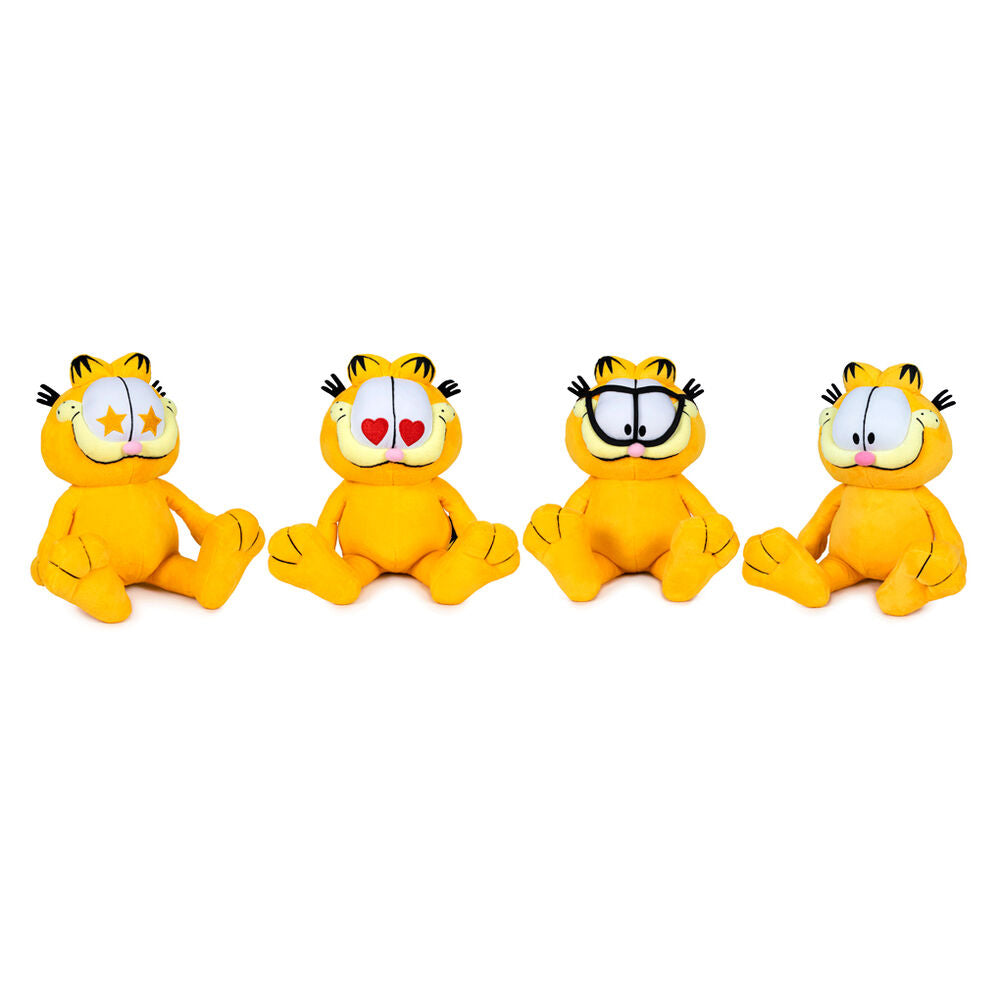 Cute Garfield emoji plush toy, 30cm, assorted